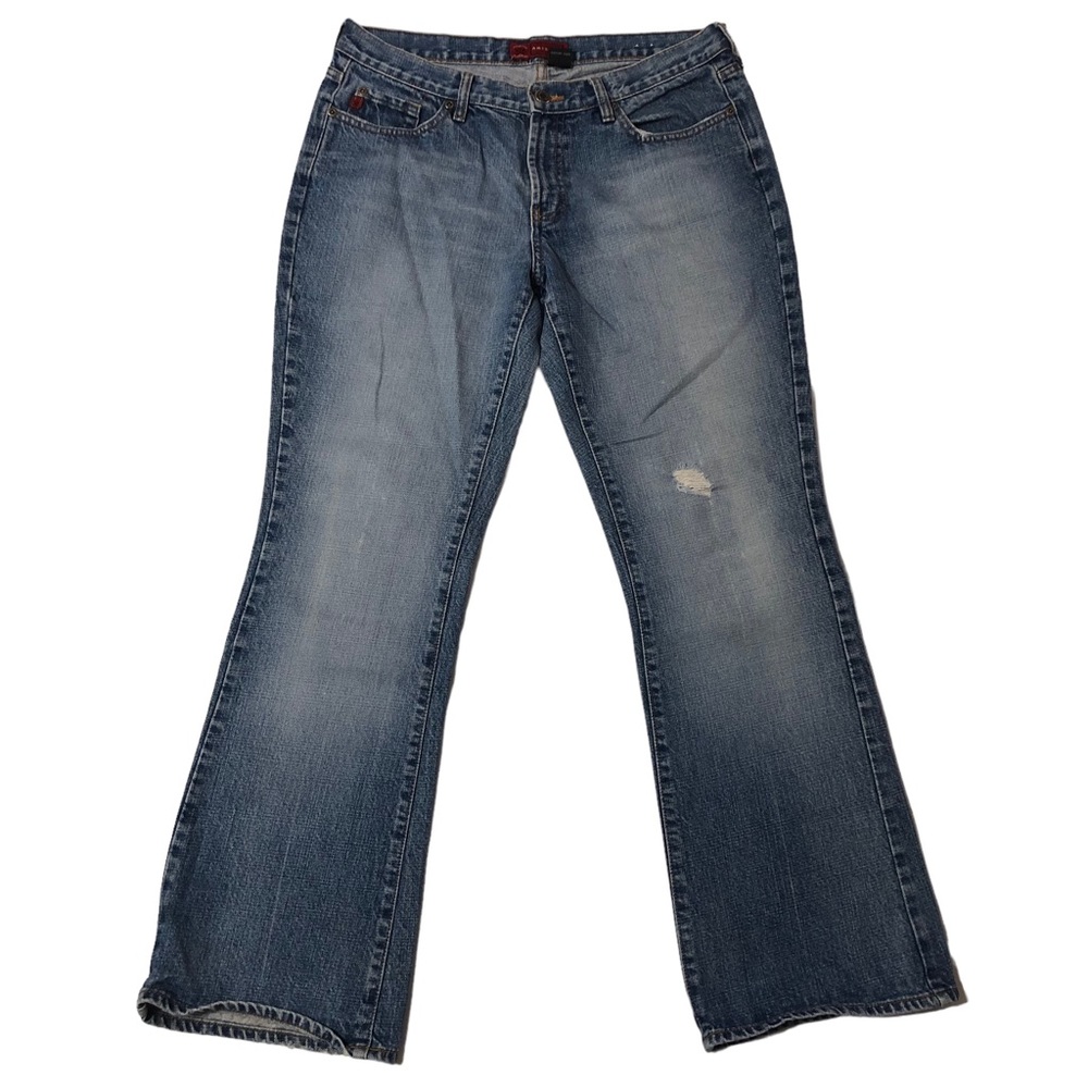 Arizona jeans medium wash mid-rise boot cut size 11